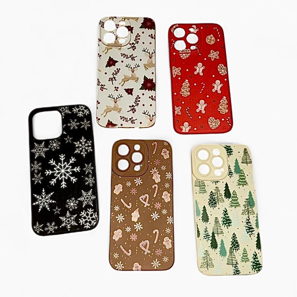 🎄iPhone 14 ProMax Holiday Theme Phone Cases *FIVE*